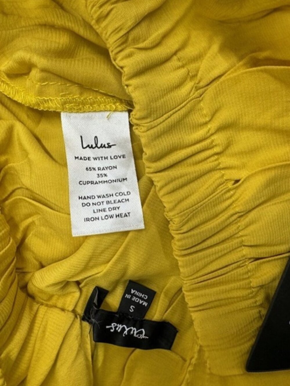 Lulus If You Pleats Yellow Pleated Maxi Skirt NWT - Picture 11 of 12